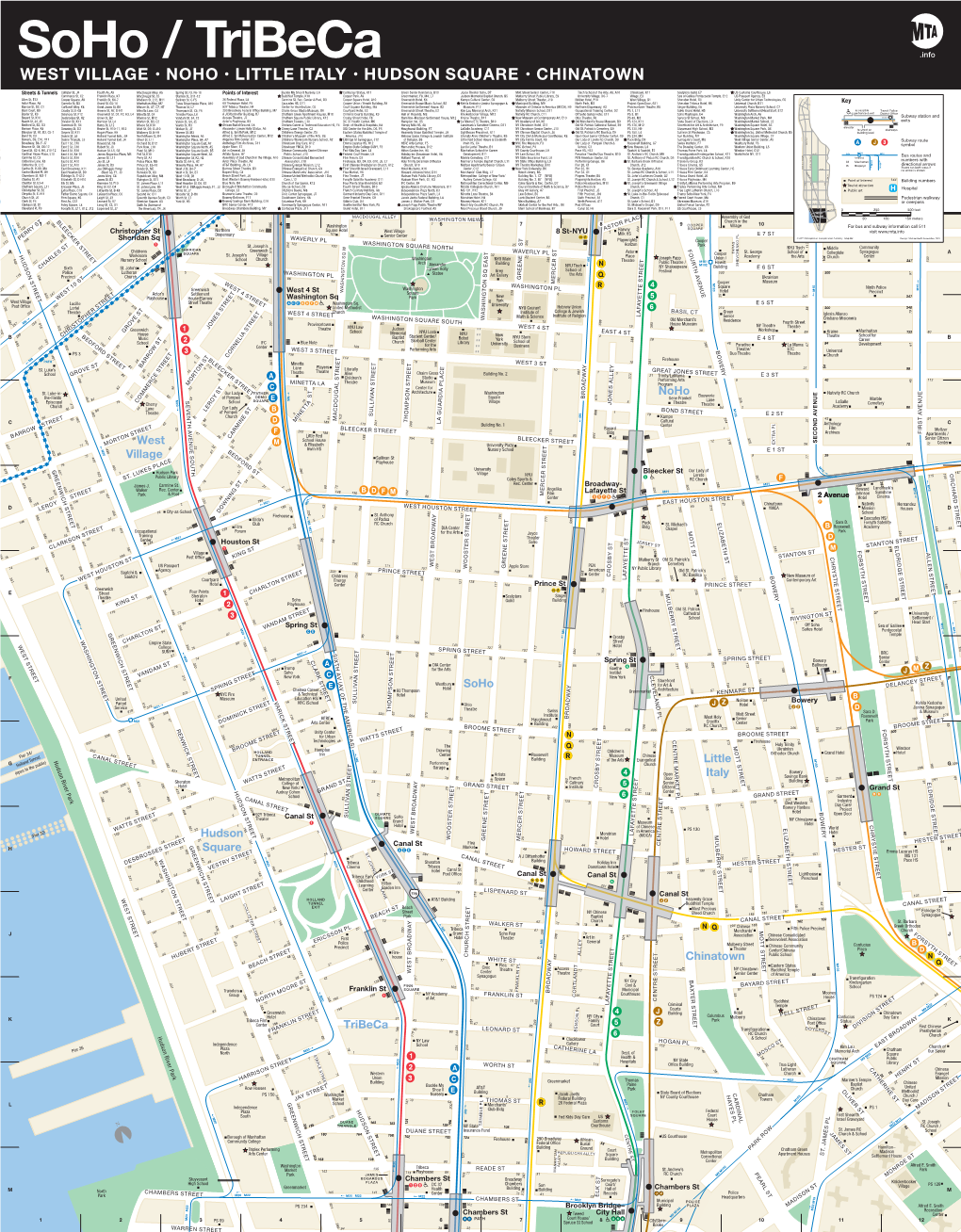 Soho / Tribeca WEST VILLAGE • NOHO • LITTLE ITALY • HUDSON SQUARE • CHINATOWN