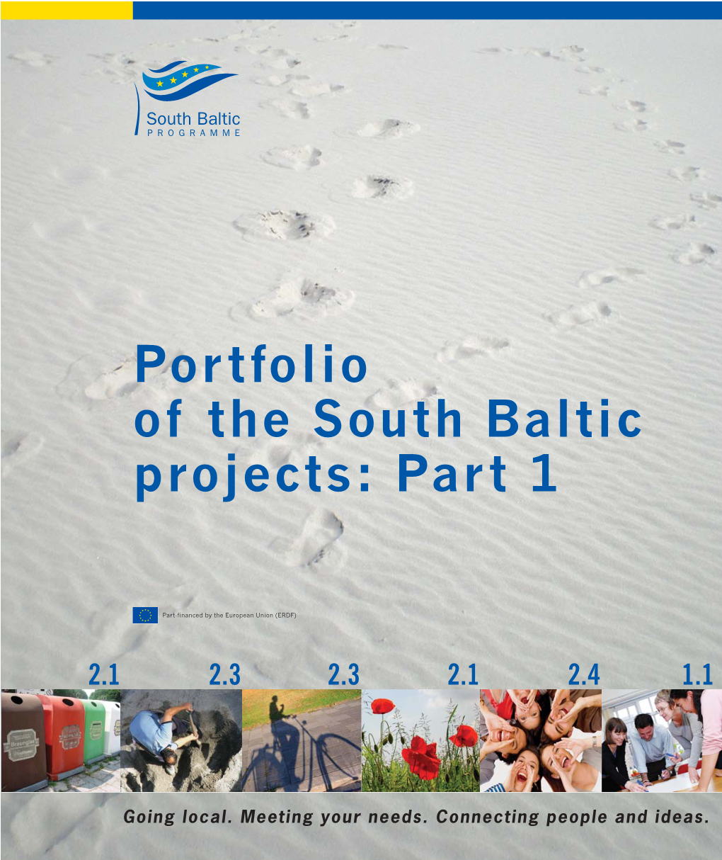 To Download Portfolio of the South Baltic Projects- Part 1 Please Click Here