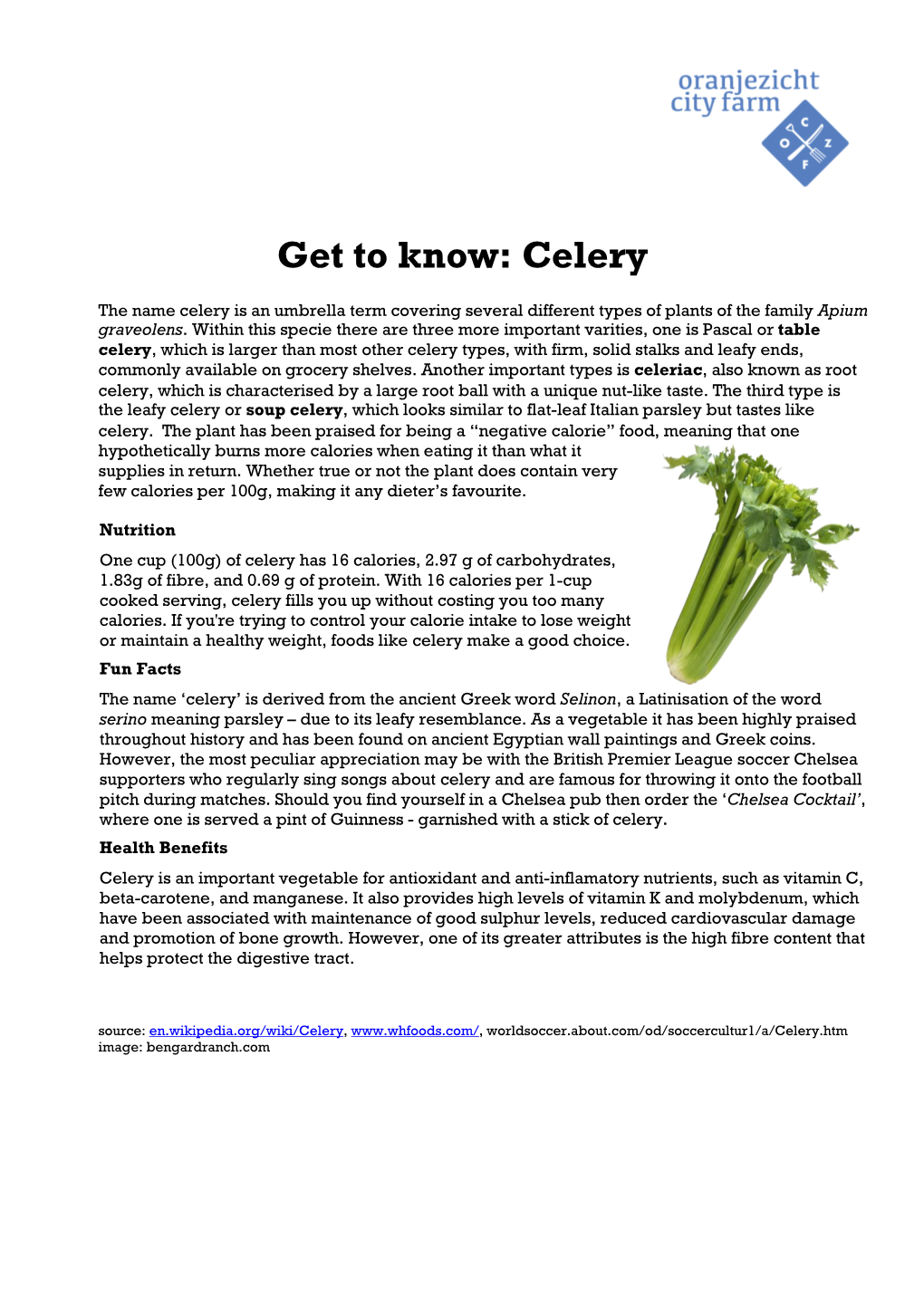 Get to Know: Celery