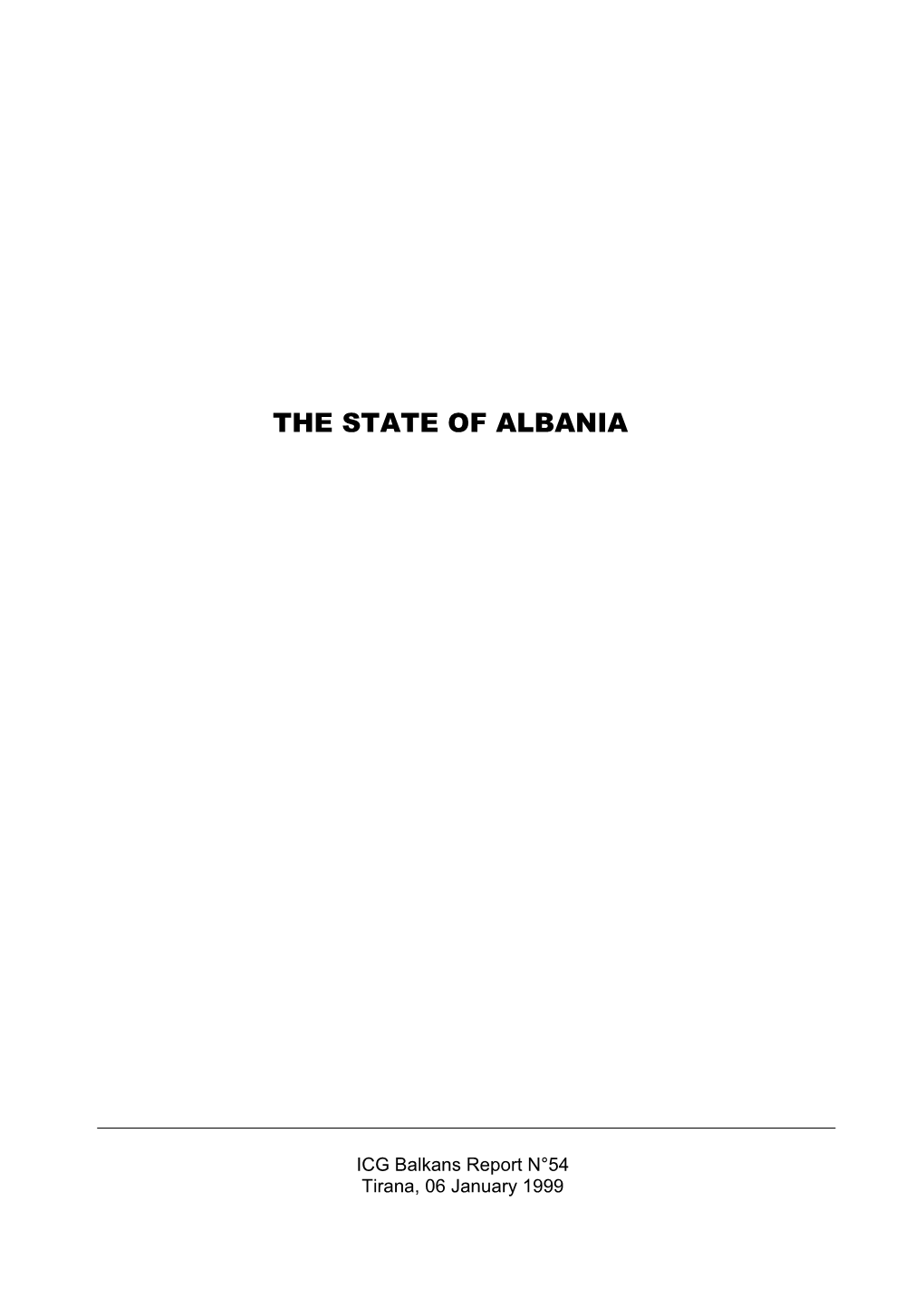 The State of Albania