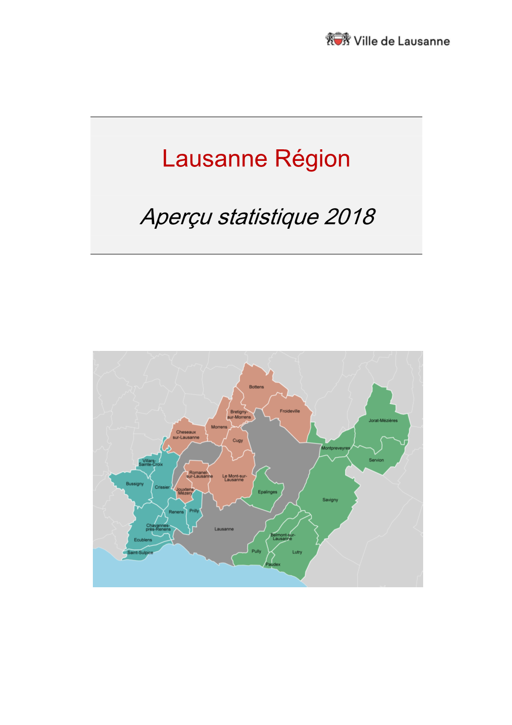 Lausanne Région Aperçu Statistique 2018