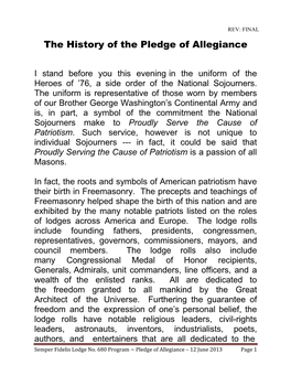 The History of the Pledge of Allegiance