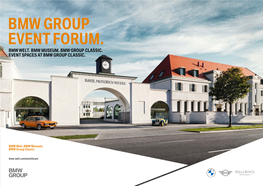 Bmw Group Event Forum. Bmw Welt