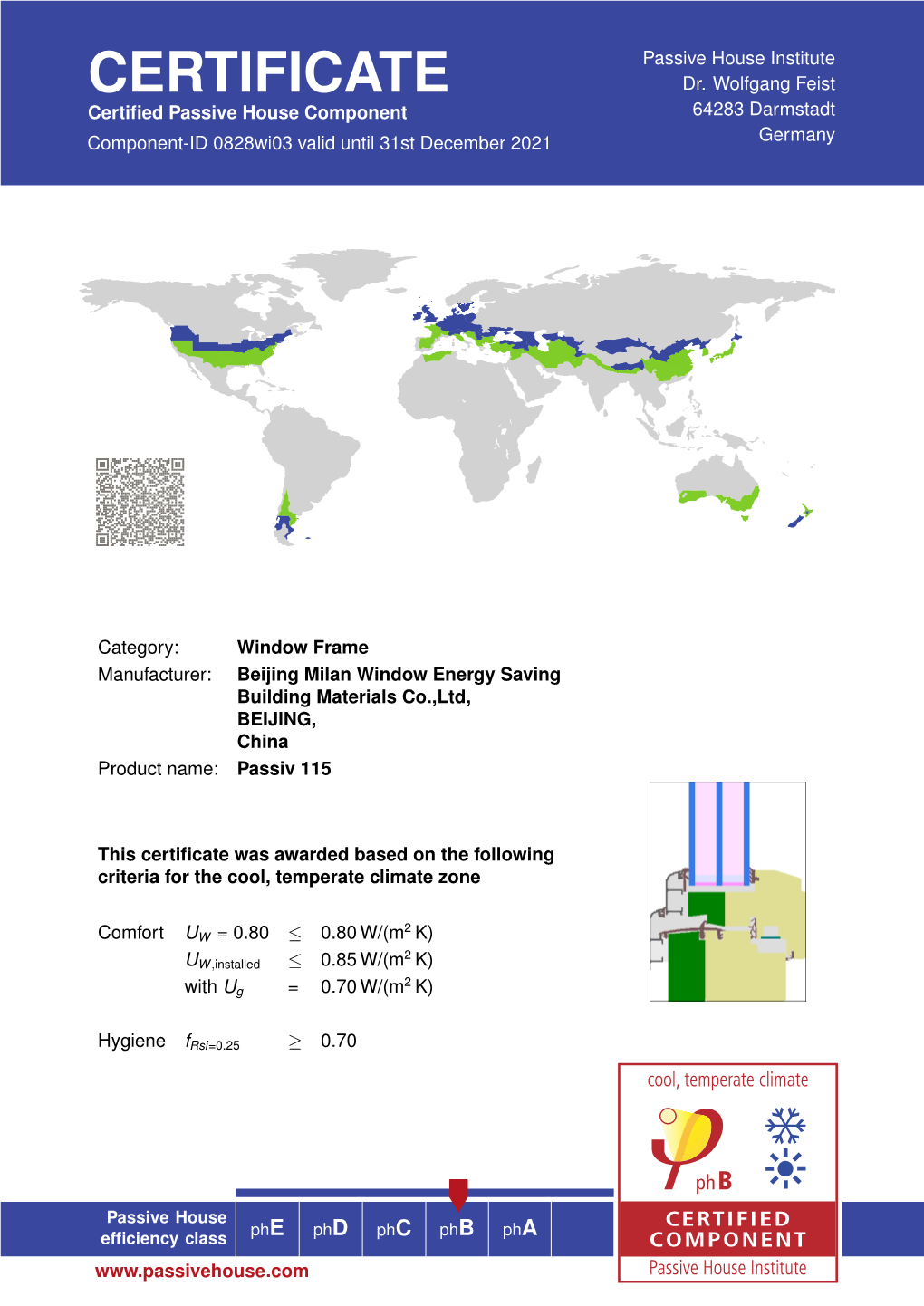 Beijing Milan Window Energy Saving Building Materials Co.,Ltd, ID