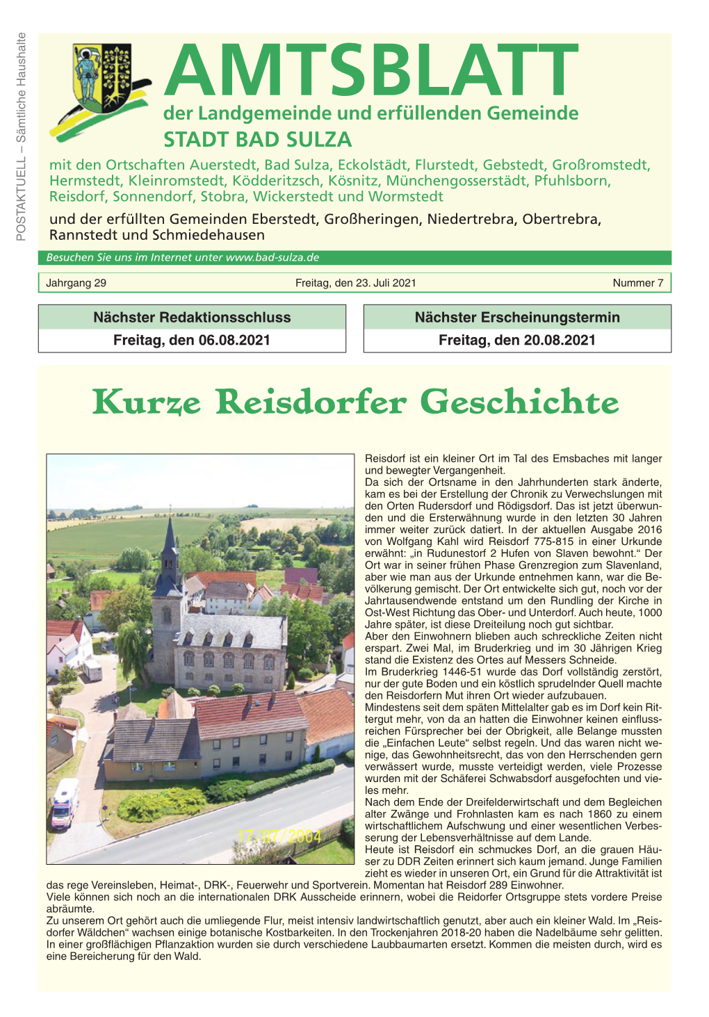 Amtsblatt Ausgabe 2021-07