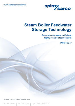 Steam Boiler Feedwater Storage Technology