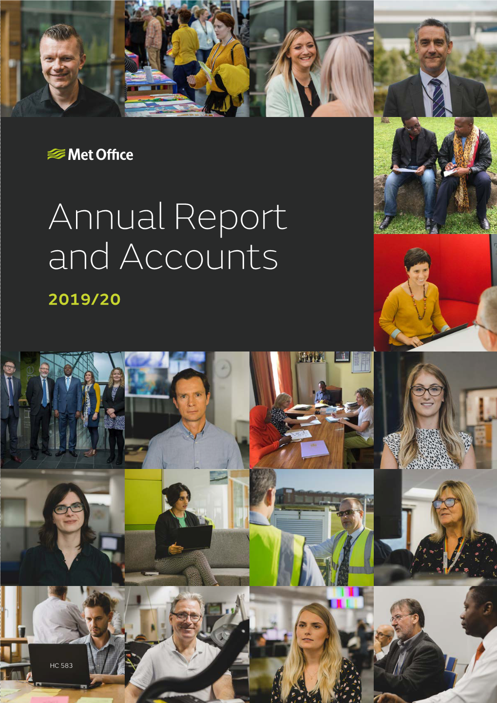 Met Office Annual Report and Accounts 2019 to 2020