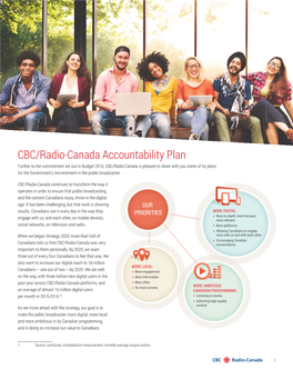 CBC/Radio-Canada Accountability Plan