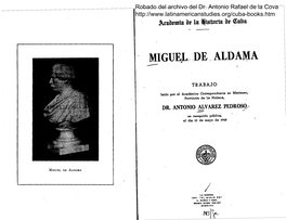 Miguel De Aldama