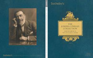 ∏He Joseph Conrad Collec∏Ion from the Library of the Late Stanley J