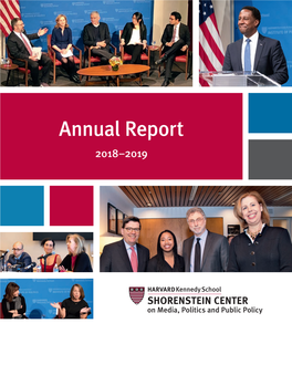 Read the 2018-2019 Shorenstein Center Annual Report