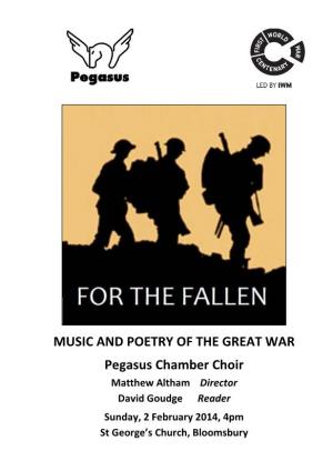 2014-02 for the Fallen – Programme