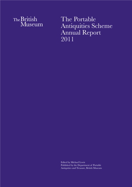 The Portable Antiquities Scheme Annual Report 2011