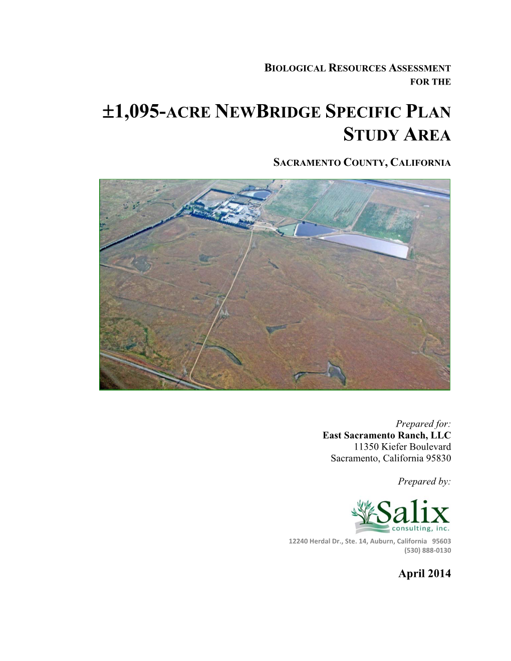 ±1,095-Acre Newbridge Specific Plan Study Area