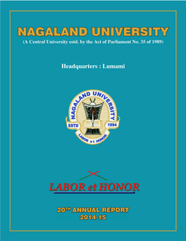 2014-15 Nagaland University