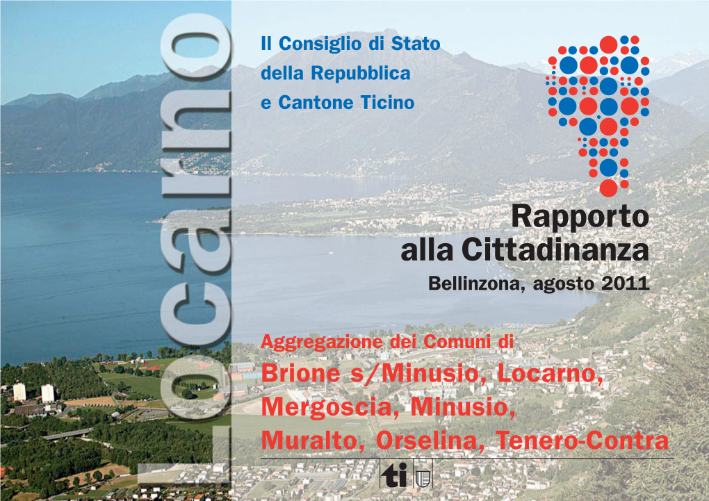 Rapporto Alla Cittadinanza Bellinzona, Agosto 2011