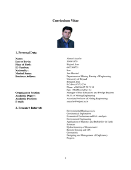 Curriculum Vitae