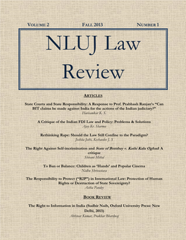 NLUJ Law Review