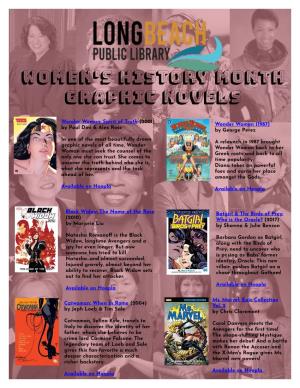 Women's History Month Graphic Novels