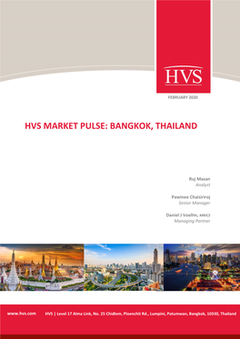 Hvs Market Pulse: Bangkok, Thailand
