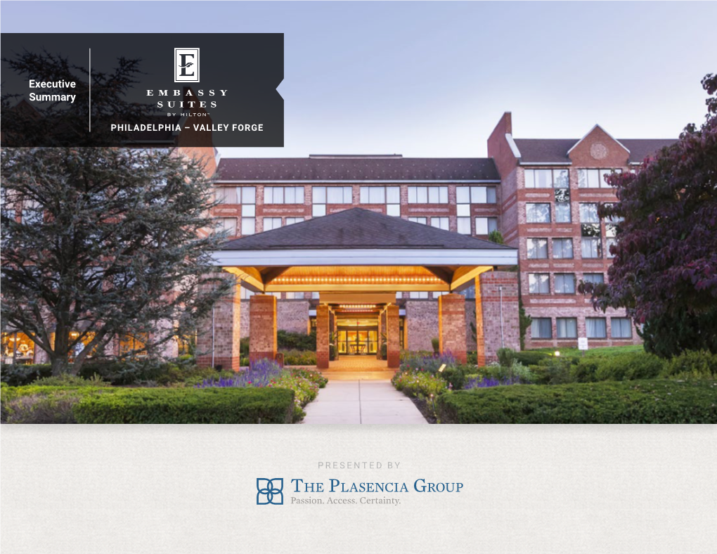 Embassy Suites Philadelphia – Valley Forge (The “Embassy