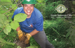 Green Mountain Club FY2017 Annual Report