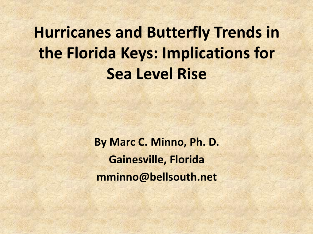 Implications of Extreme Weather Events on Imperiled Species in The