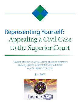 Appealing a Civil Case to the Superior Court