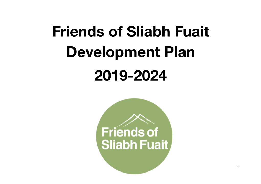 Friends of Sliabh Fuait Development Plan Full