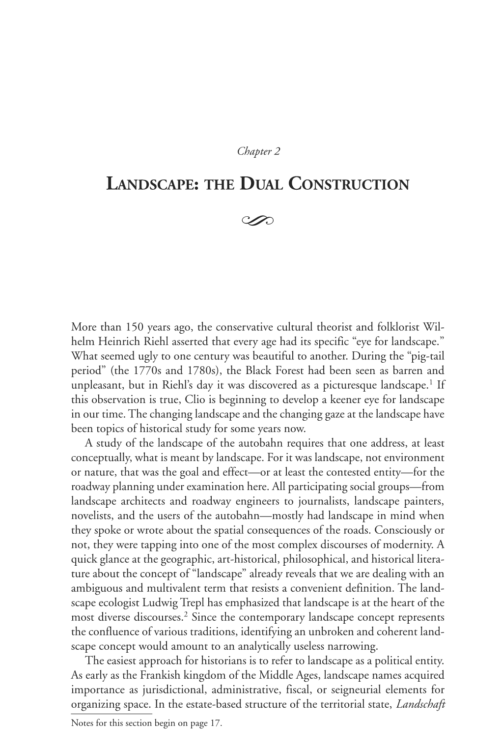 Landscape: the Dual Construction 3