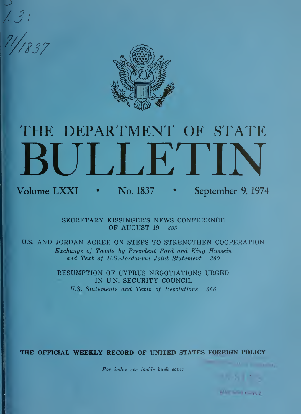 Department of State Bulletin