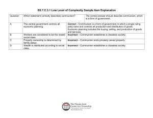 SS.7.C.3.1 Low Level of Complexity Sample Item Explanation