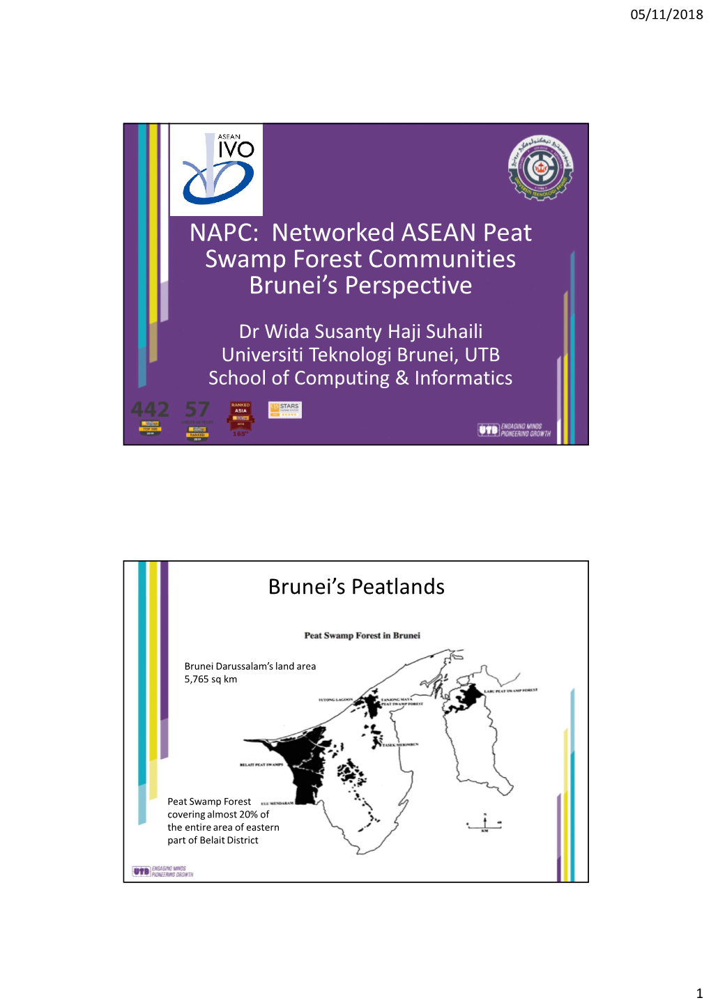 Networked ASEAN Peat Swamp Forest Communities Brunei's