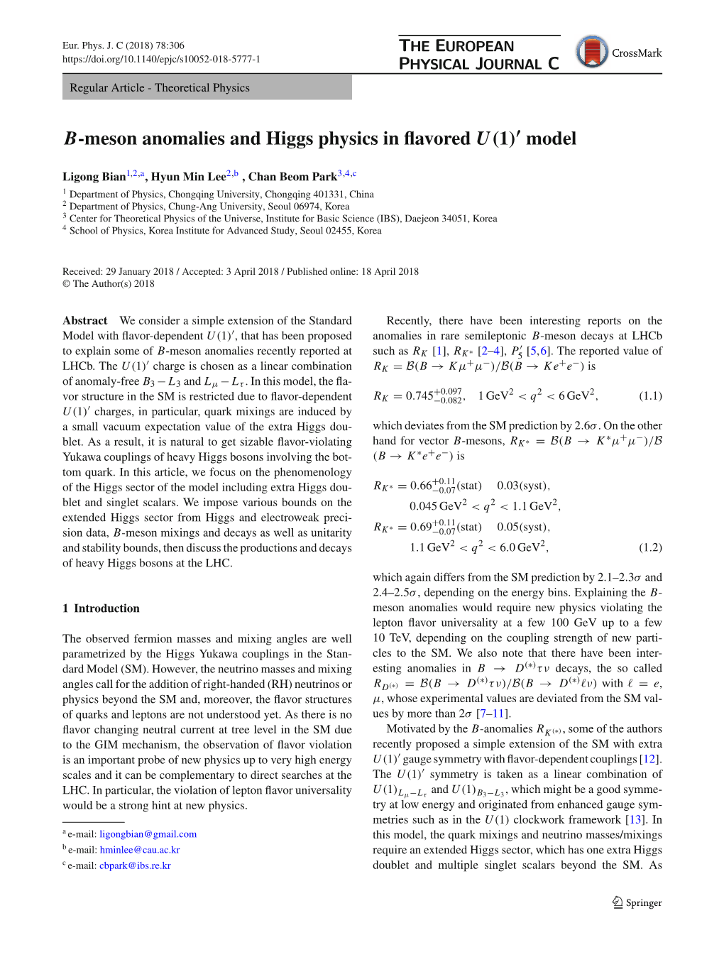 B-Meson Anomalies and Higgs Physics in Flavored Model