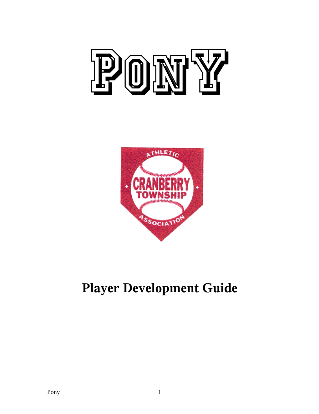 Player Development Guide