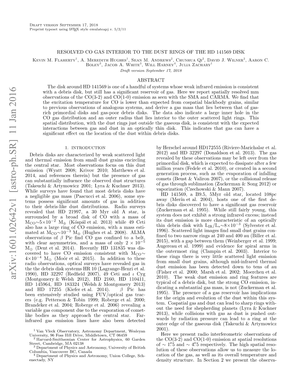 Resolved Gas Interior to the Dust Rings of the HD 141569 Disk