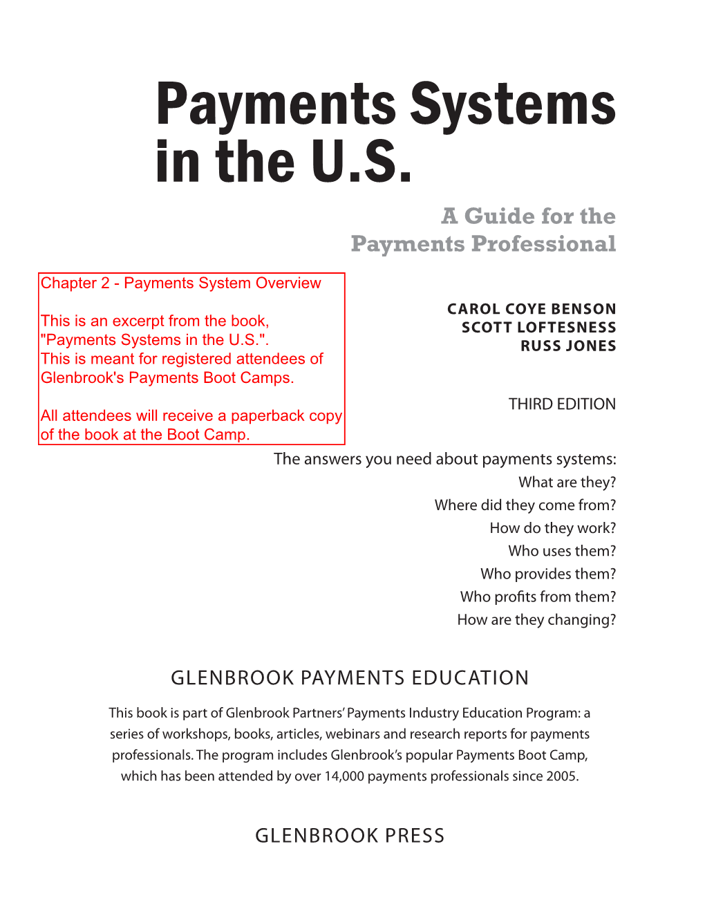 Payments Systems in the U.S. a Guide for the Payments Professional