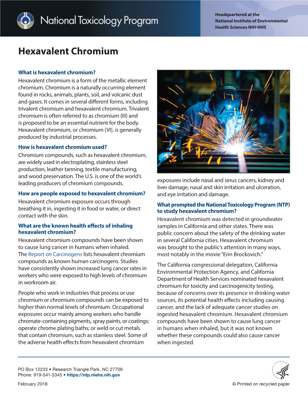 Hexavalent Chromium