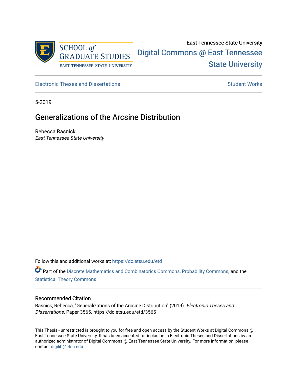 Generalizations of the Arcsine Distribution