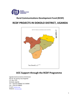 Rcdf Projects in Dokolo District, Uganda