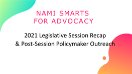 Nami Smarts for Advocacy
