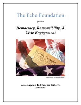 Democracy, Responsibility, & Civic Engagement