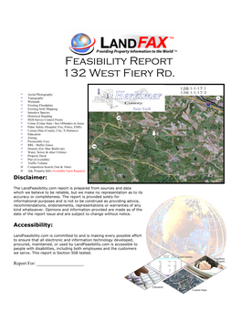 Feasibility Report 132 West Fiery