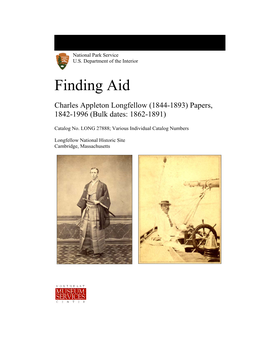 Finding Aid to the Charles Appleton Longfellow