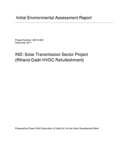 Rihand-Dadri HVDC Refurbishment)
