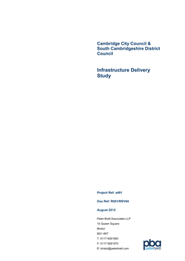 Infrastructure Delivery Study