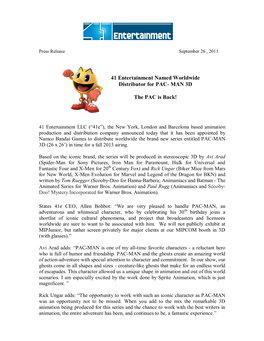 Press Release September 26 , 2011