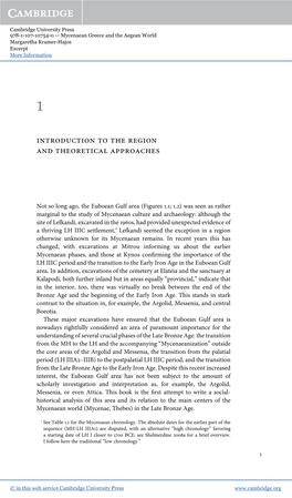 Introduction to the Region and Theoretical Approaches