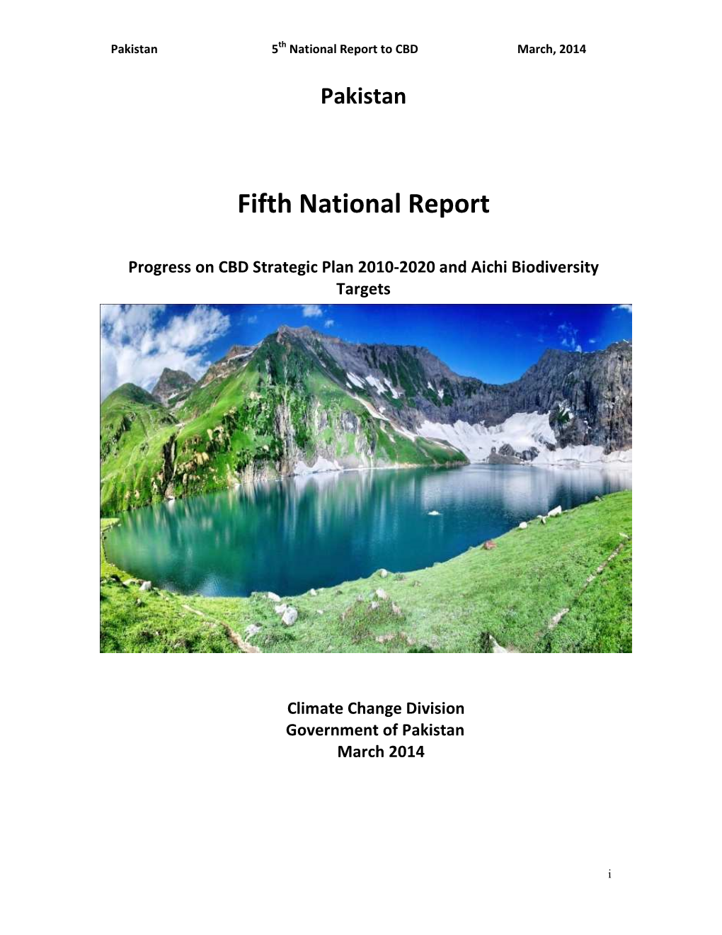 CBD Fifth National Report