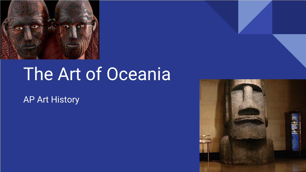The Art of Oceania